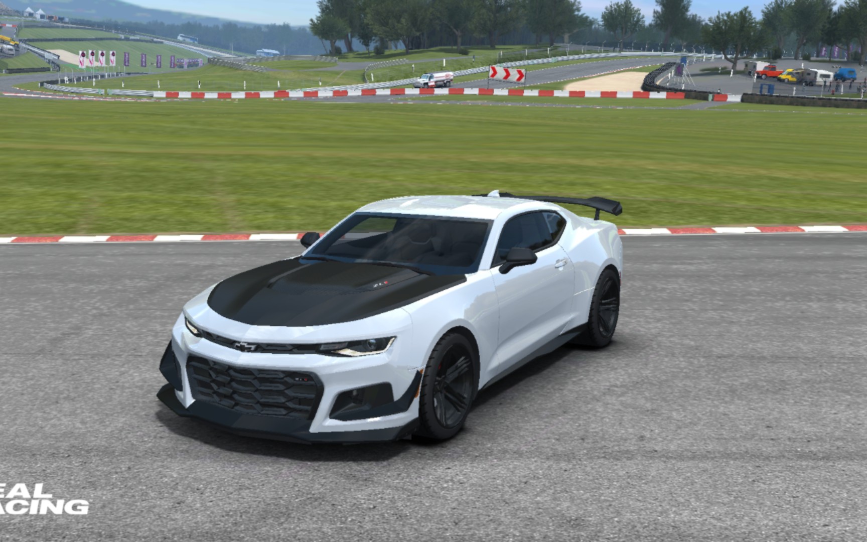 真实赛车3现代肌肉车原厂科迈罗zl11le大战保时捷赛道