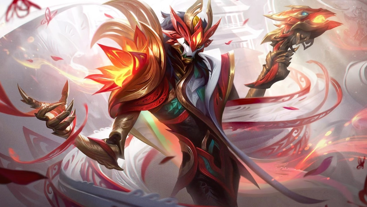 帅到爆炸!戏命师烬第二款传说皮肤「剪纸仙灵」原画曝光!