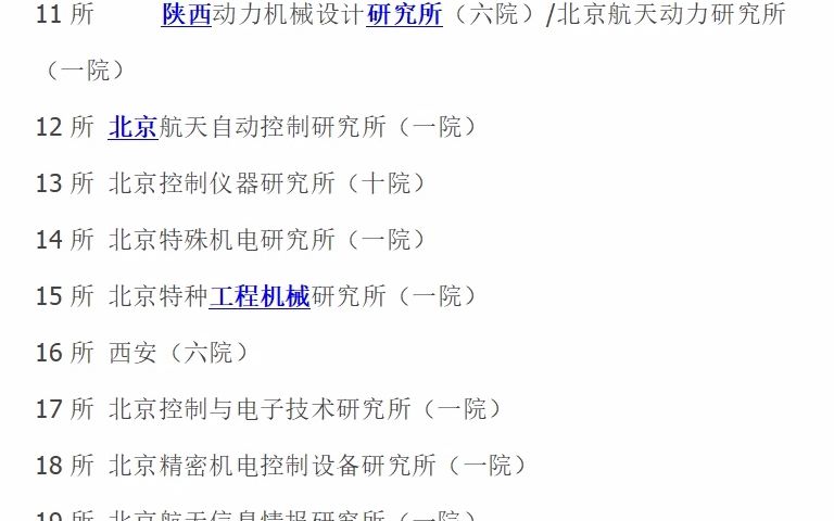 中国主要军工研究所名录哔哩哔哩bilibili