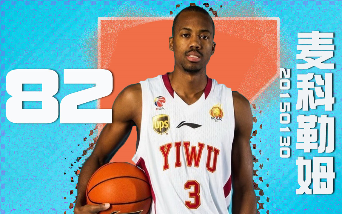 活动作品考古cba历史单场得分记录麦科勒姆全场砍下82分10篮板4助攻