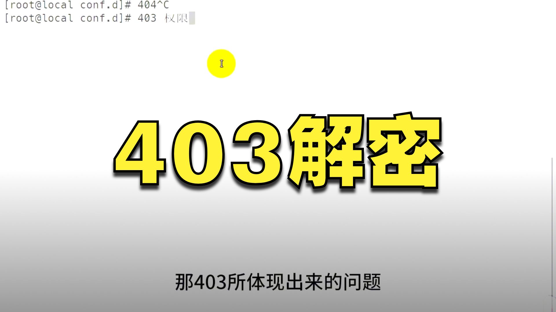 【Linux运维】nginx-403
