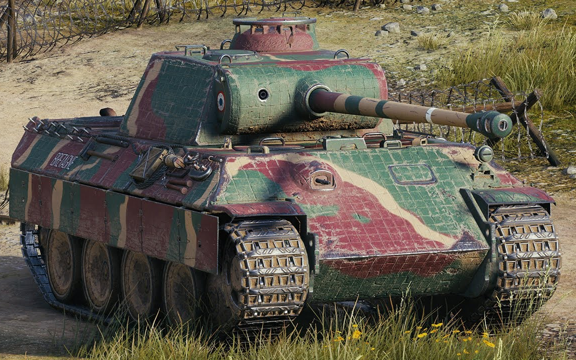 坦克世界bretagnepanther10杀4千7伤害mt诺曼底