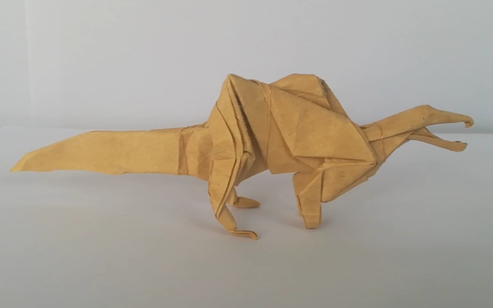 【折纸】棘龙的形象变化创意来源?小巧思?