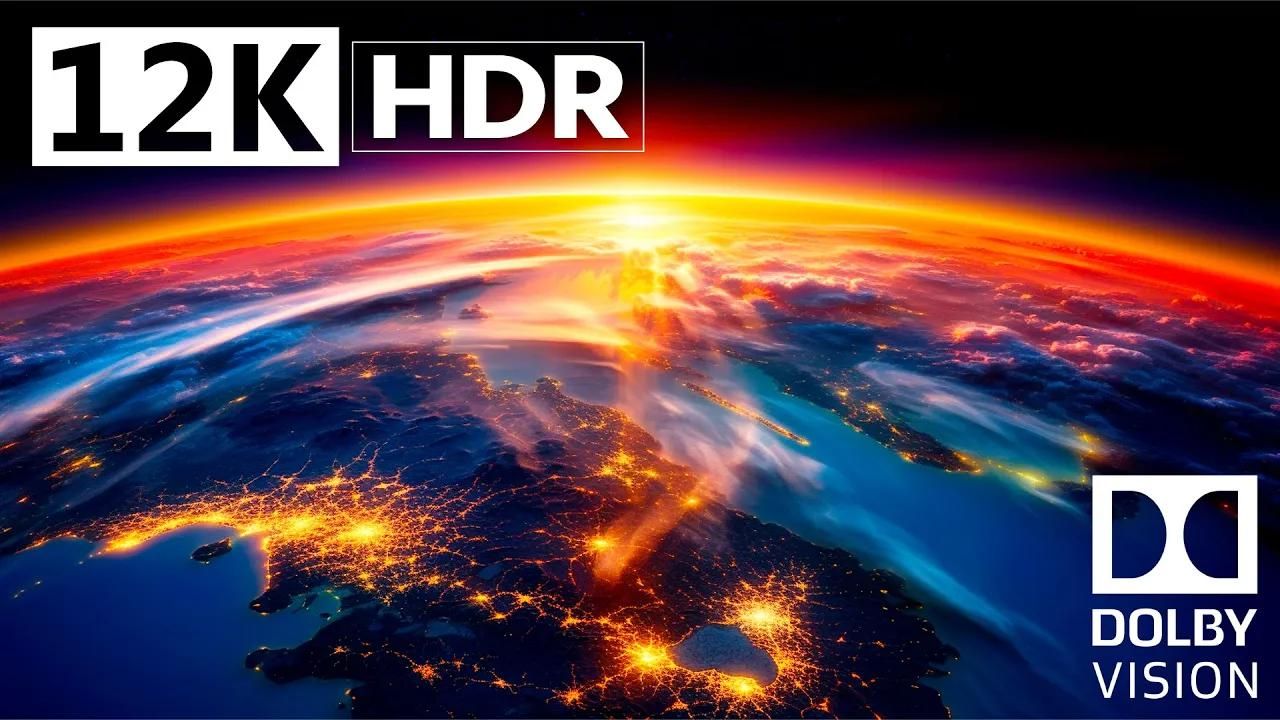 [图]美丽的地球天堂 12K HDR  I屏幕测试，极致画质|杜比视界|电视屏幕测试|手机屏幕测试