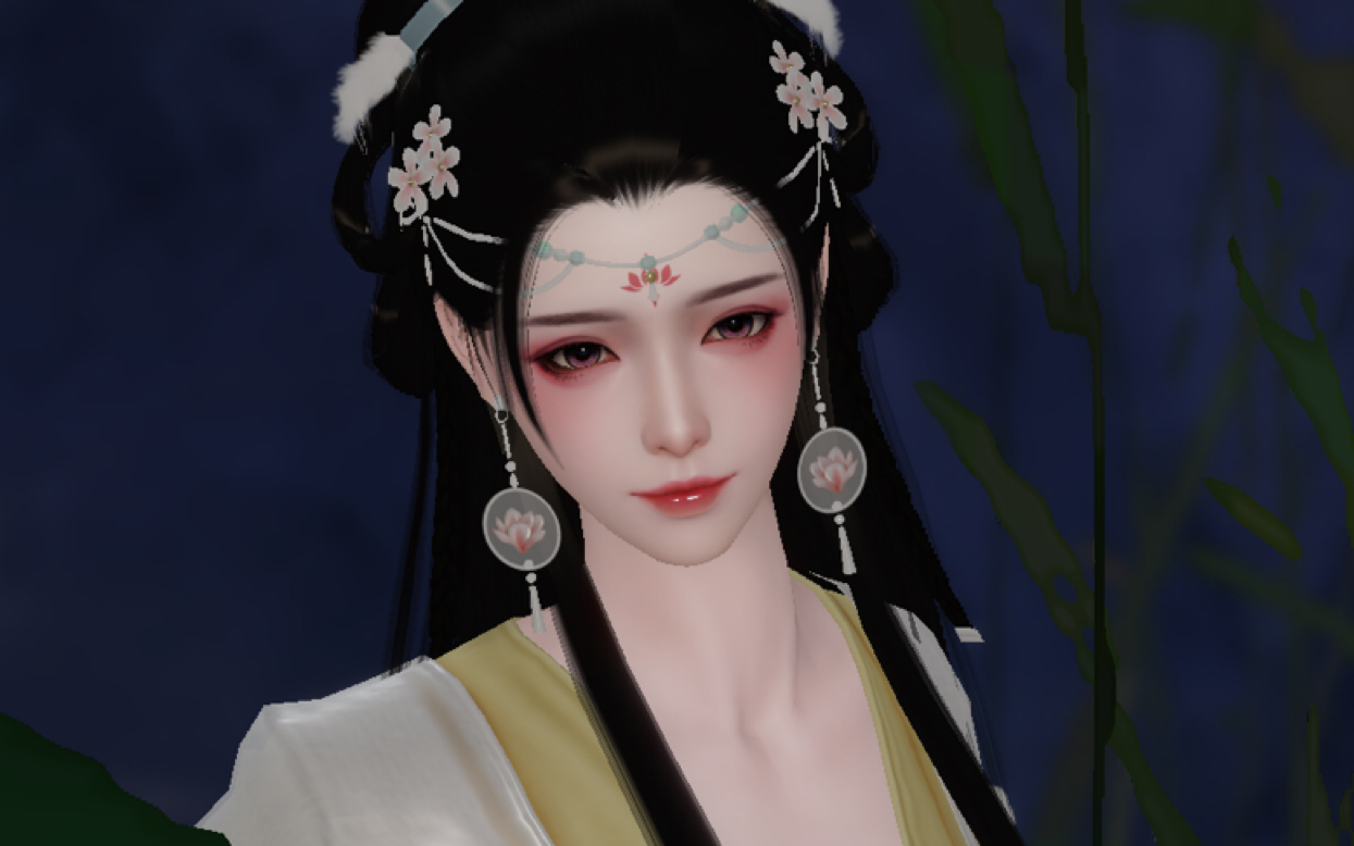 碎玉投珠一梦江湖云梦成女捏脸数据名曳莲无偿数据温柔甜美成女脸