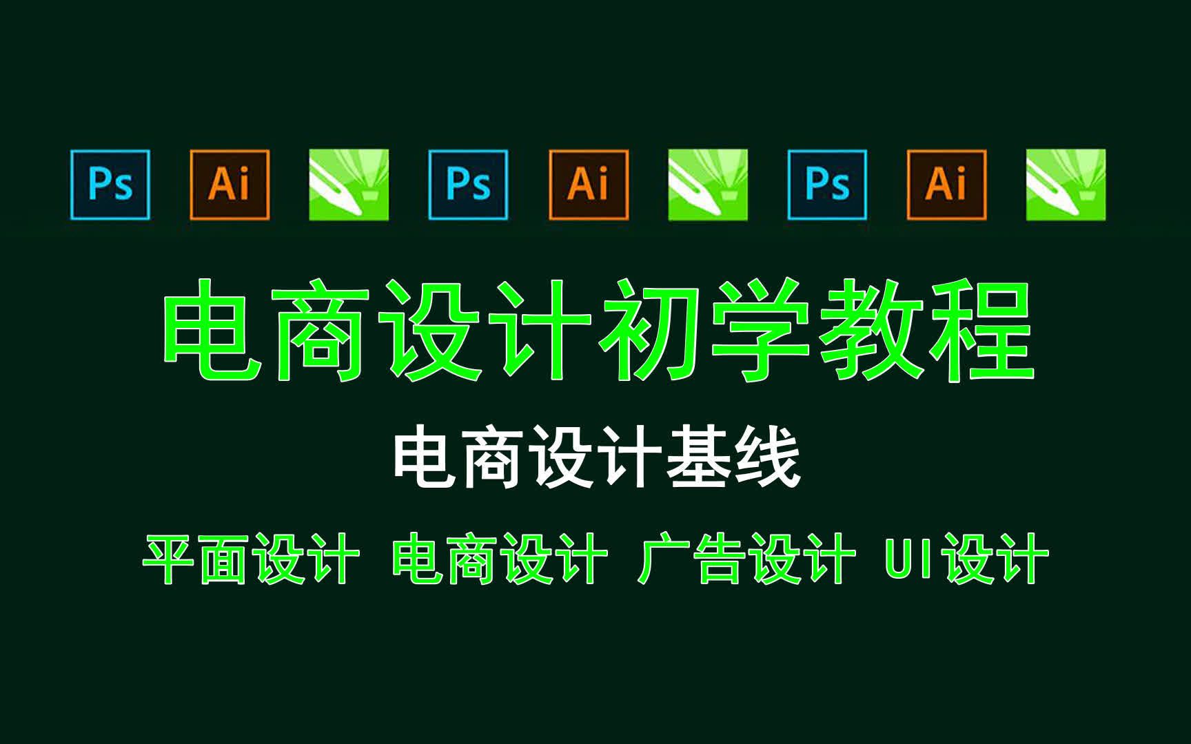 【电商设计初学教程】电商设计基线 如何设置文字字符面板哔哩哔哩bilibili