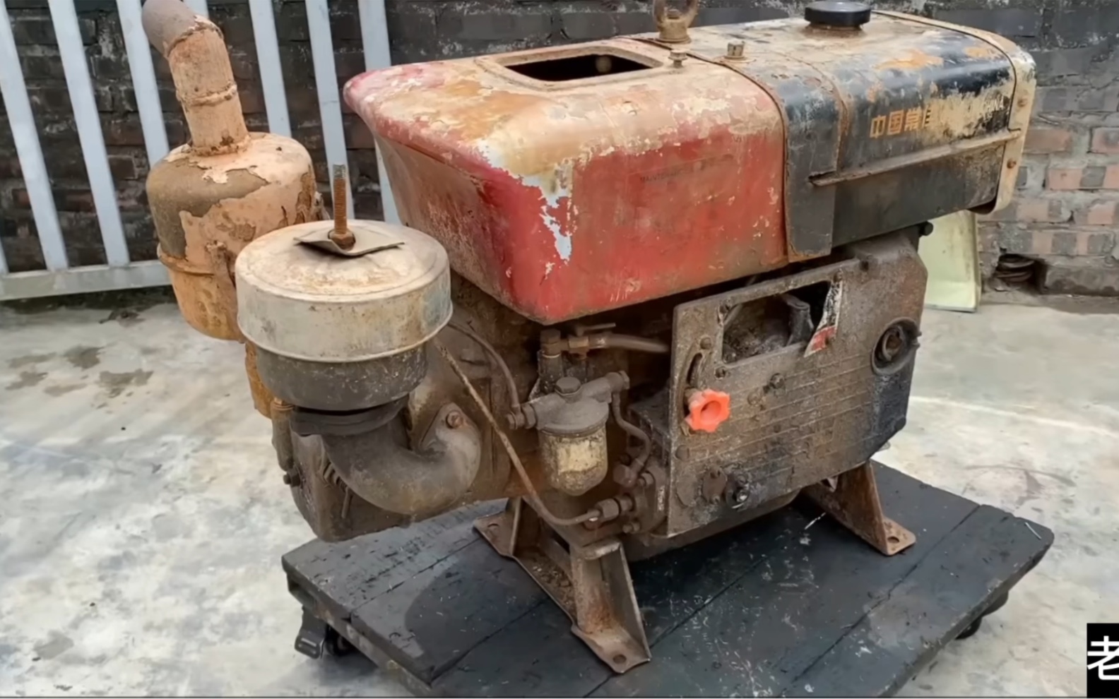 差点当废品卖掉的柴油机,翻新一下简直比新的还要新