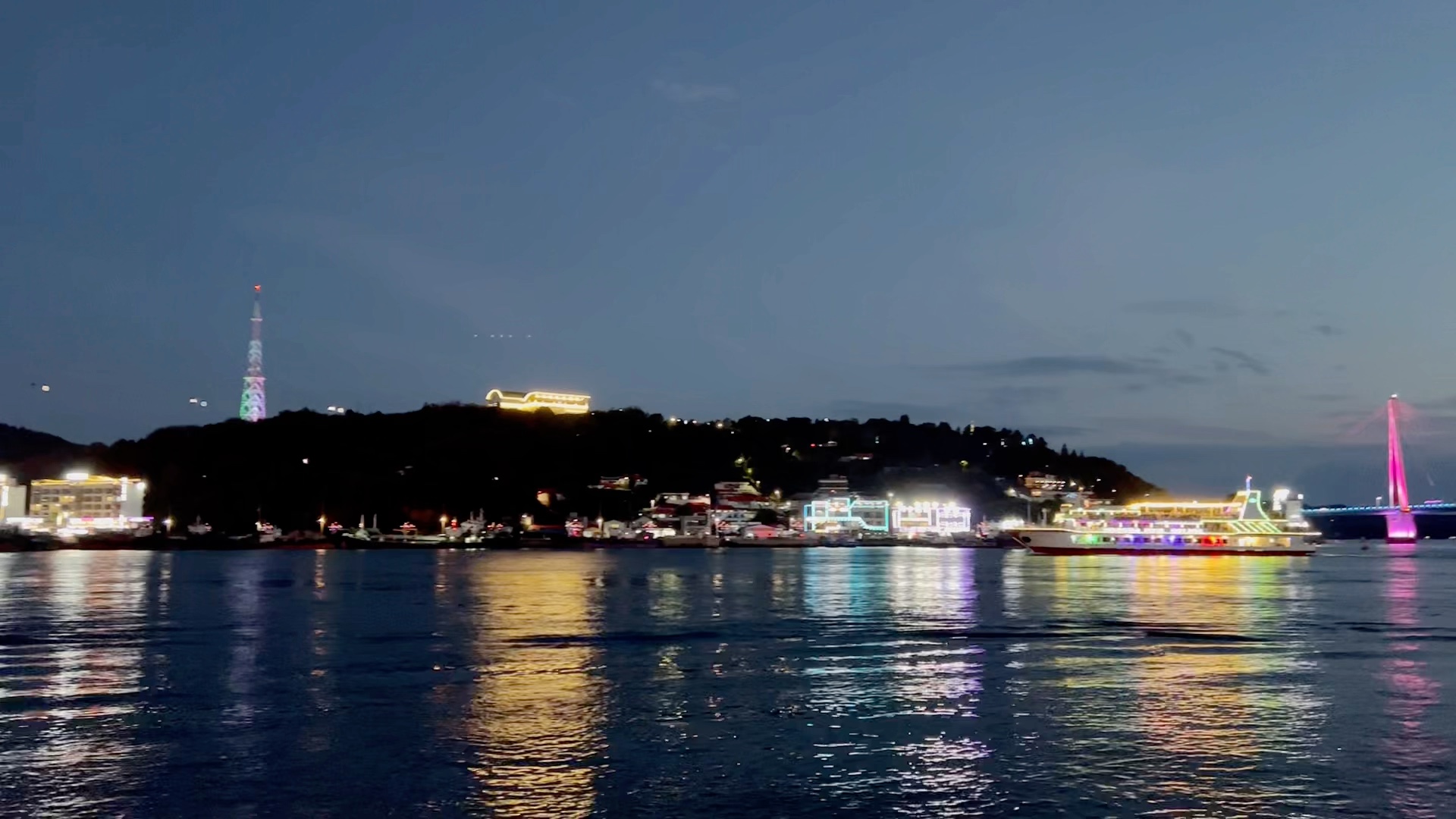 韩国夜晚最安静的海边城市-麗水市