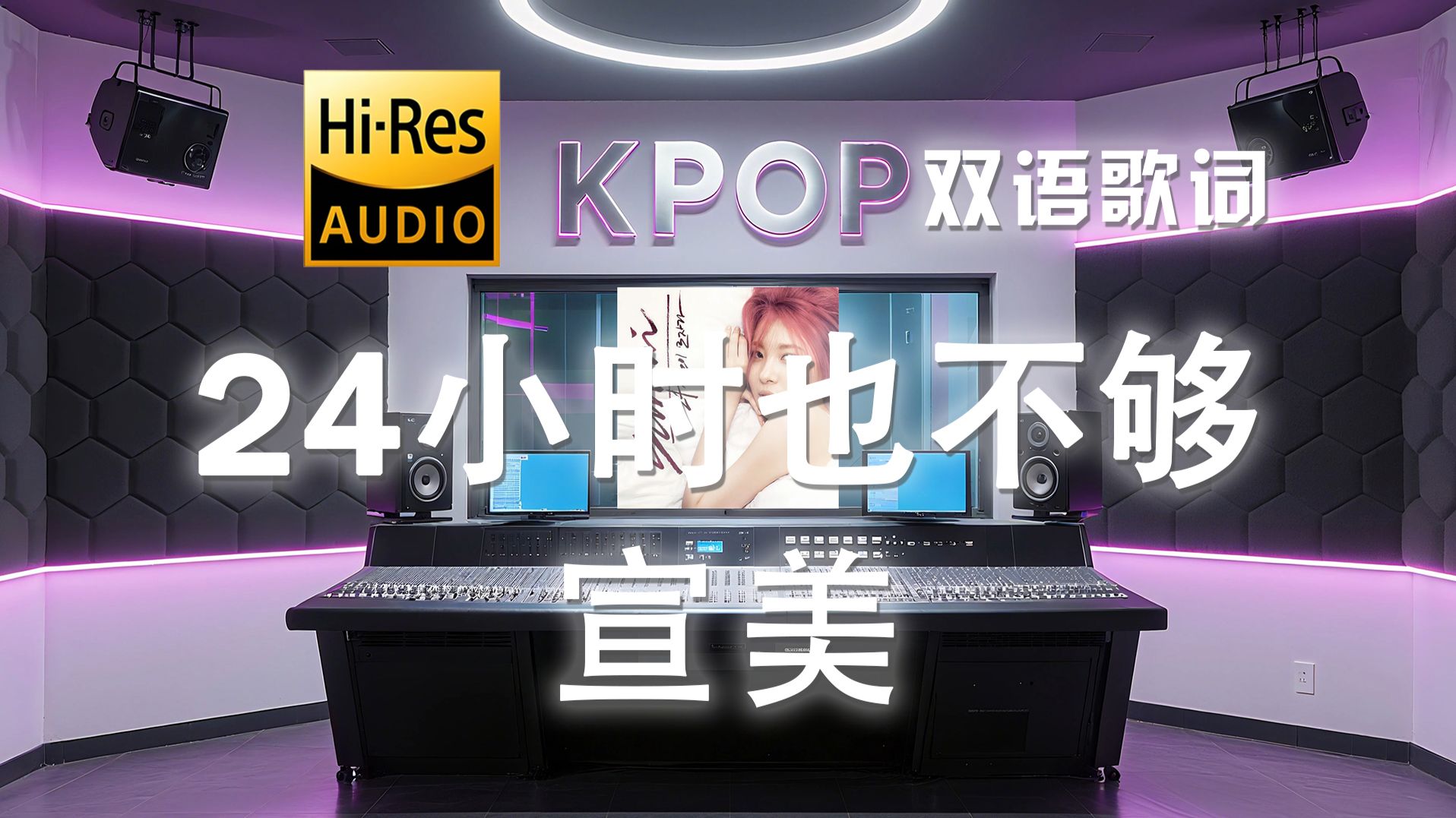 【𝐇𝐢-𝐑𝐞𝐬·中字】宣美《24시간이 모자라 (24小时也不够)》双语歌词纯享版