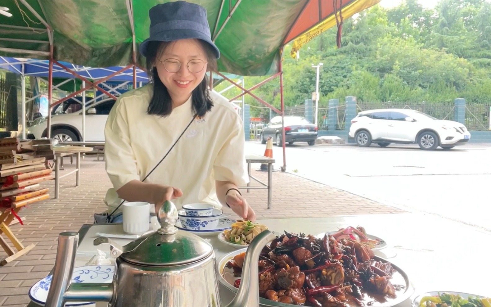 江苏自驾去鹤岗,路过邹平旅游吃青阳炒鸡哔哩哔哩bilibili