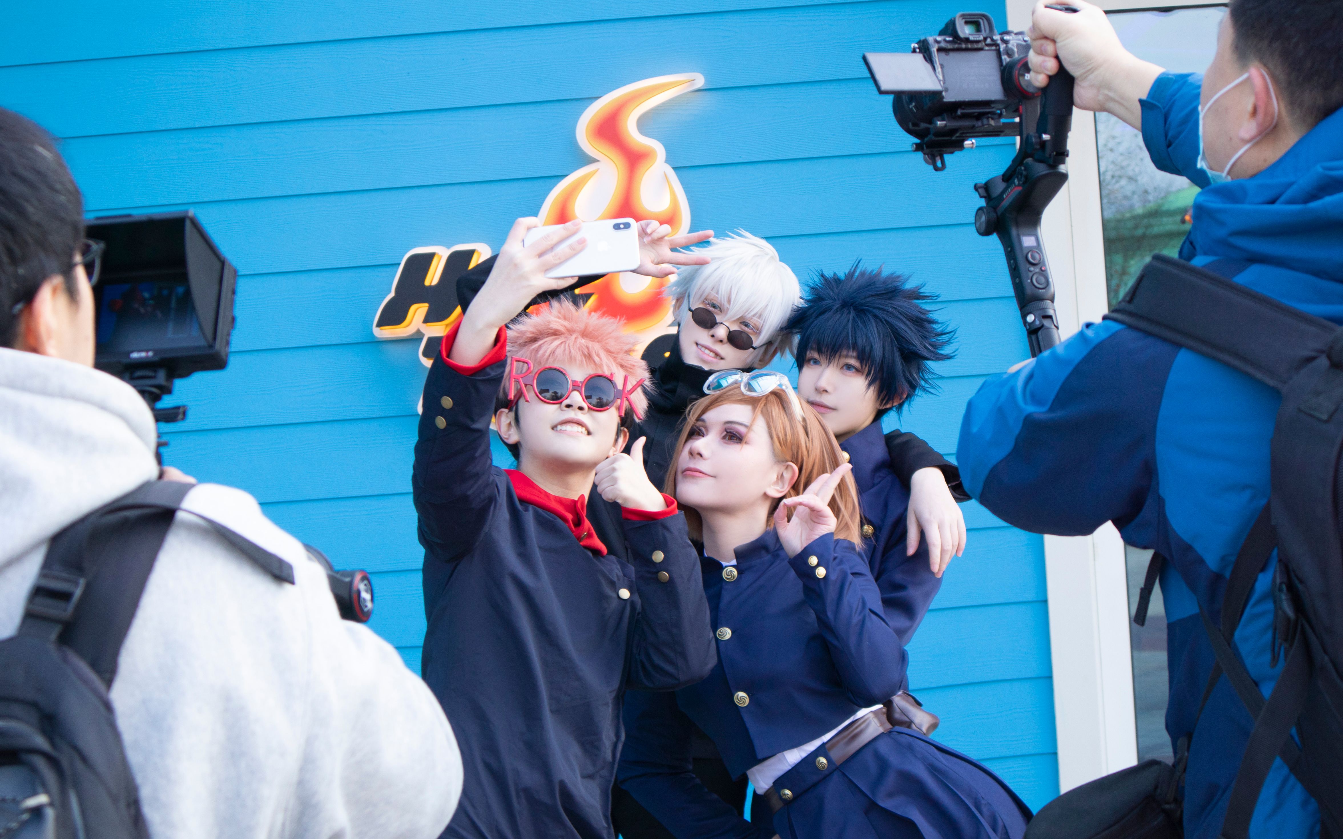 活动  【vlog/cosplay/咒术回战】师徒四人圣诞画面曝光～(正片花絮