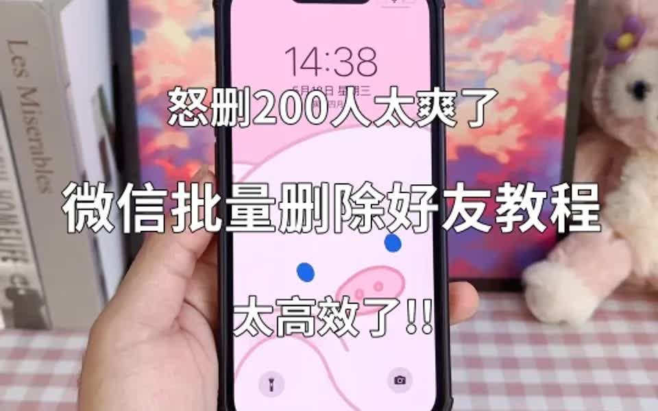 微信批量删除好友教程𐟔我看谁还不会!!哔哩哔哩bilibili