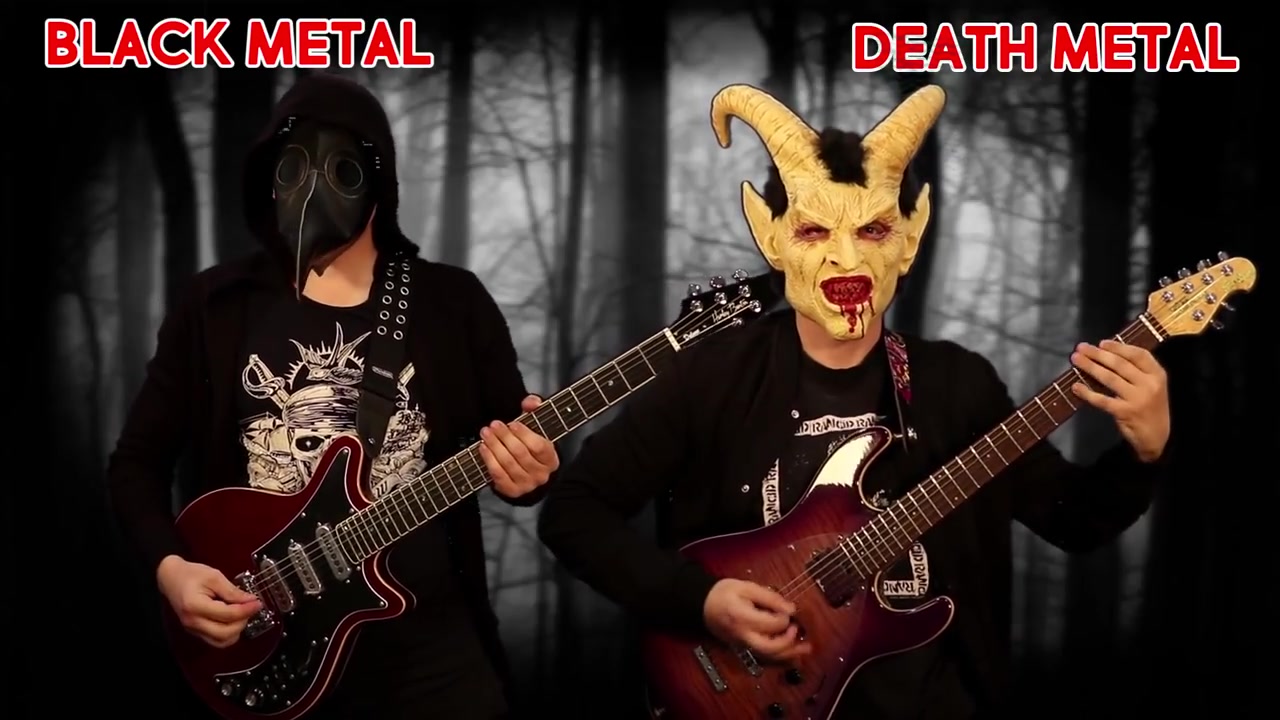 金属黑金vs死亡金属blackmetalvsdeathmetal