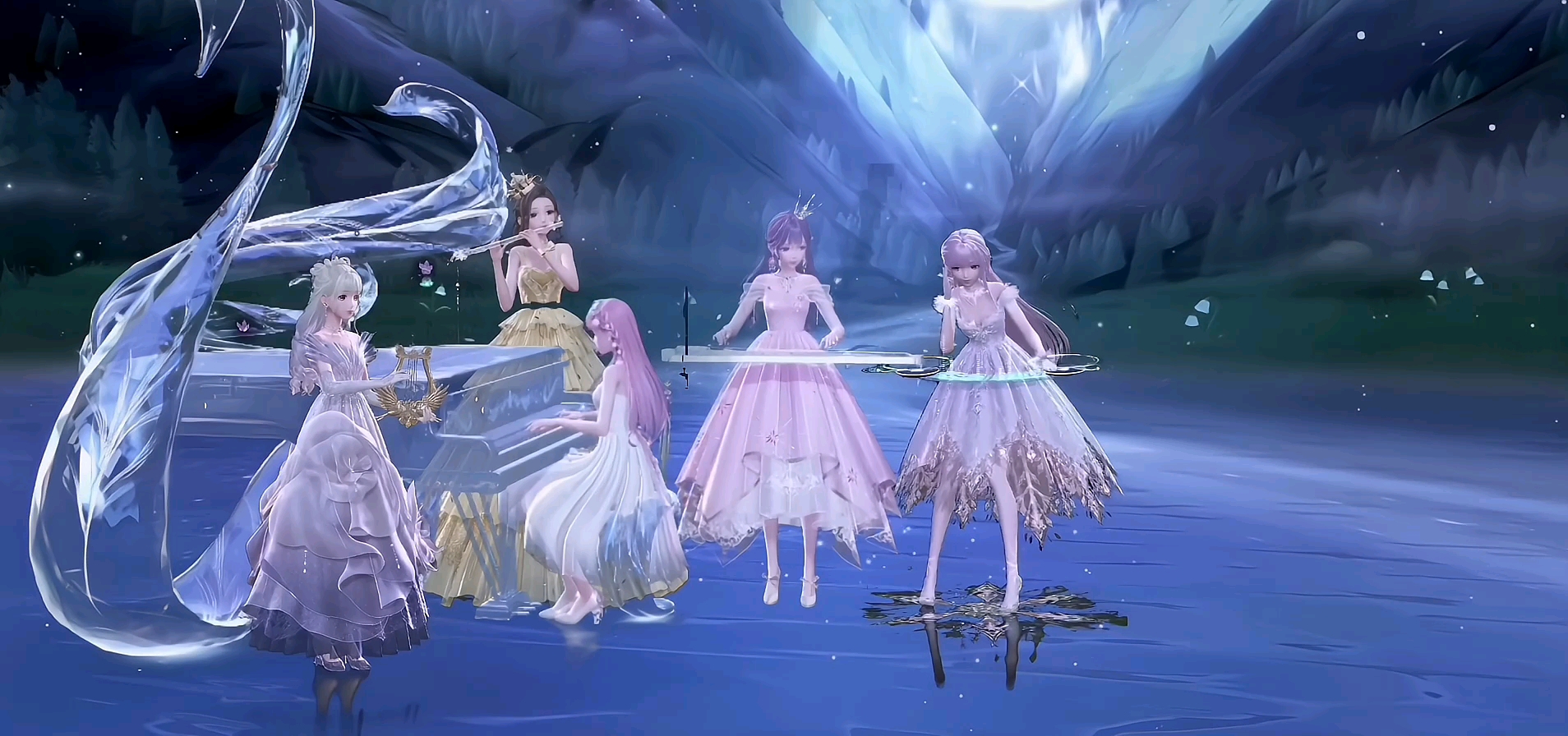 【闪耀暖暖】暖暖乐团巡演启动~首演曲目《蝶梦花雾雨》