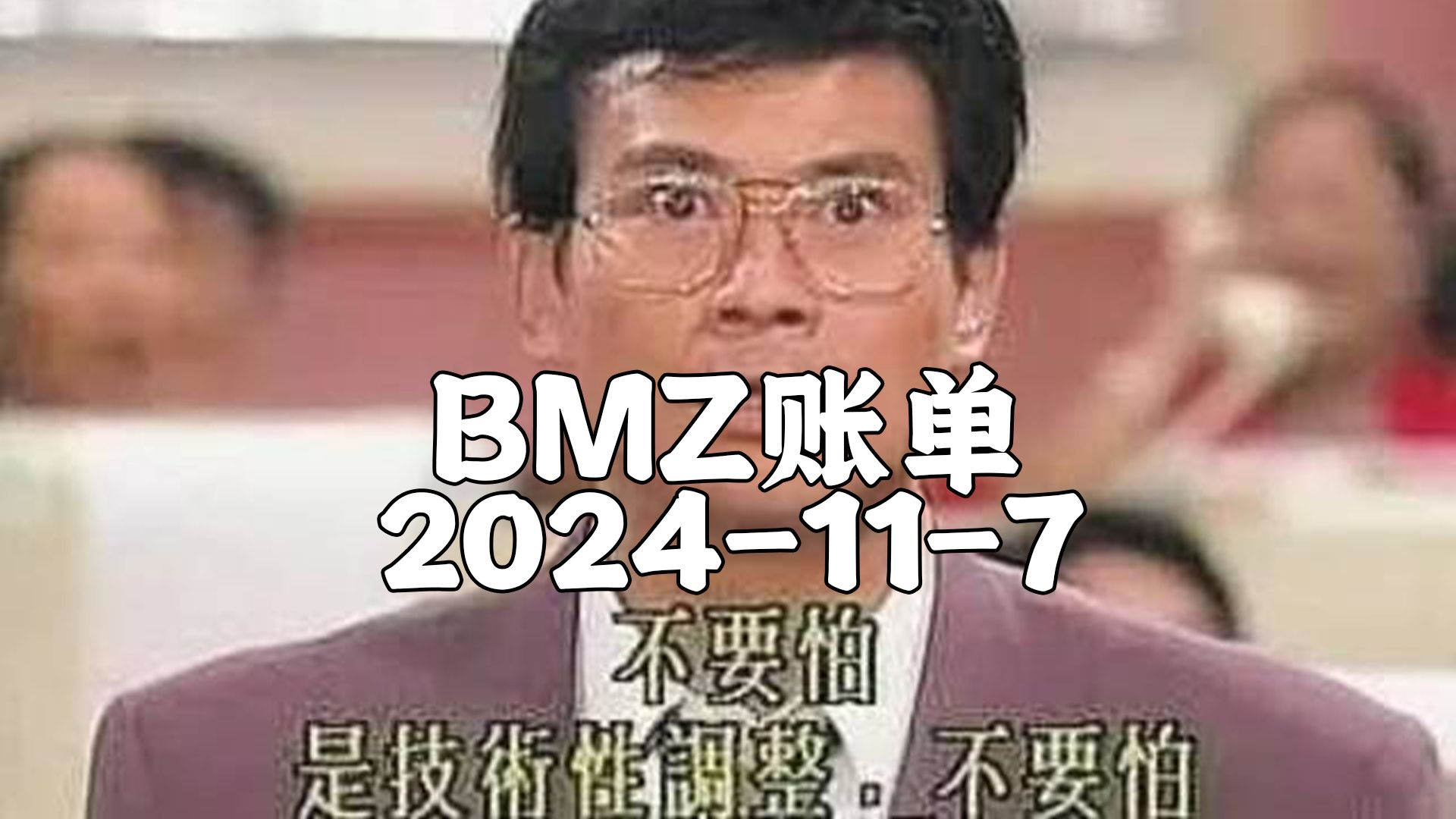 【BMZ账单】2024117去无声 BMZ账单的经济频道哔哩哔哩bilibili