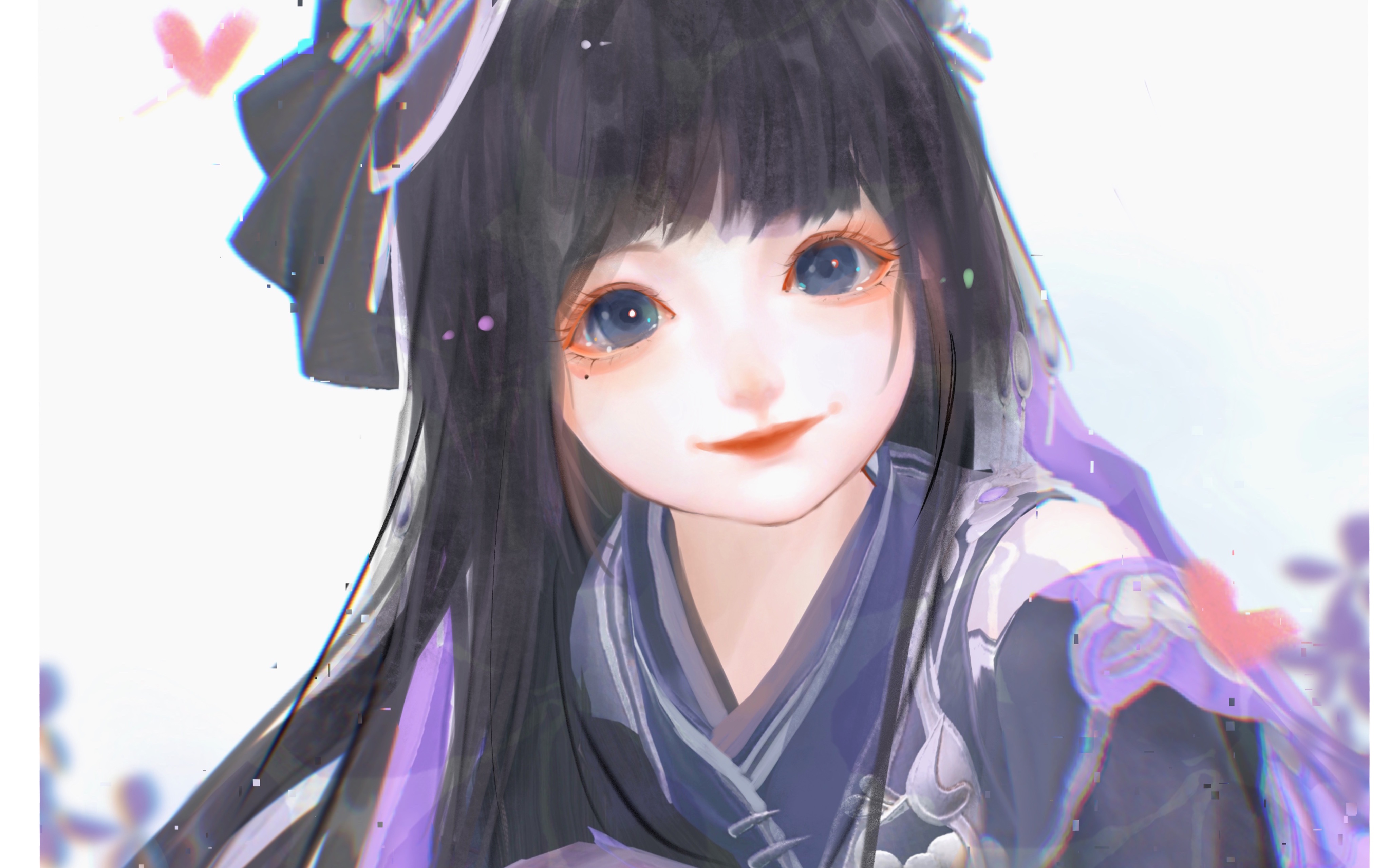 【转手绘】super花萝的笑容,剑三里最甜_哔哩哔哩_bilibili