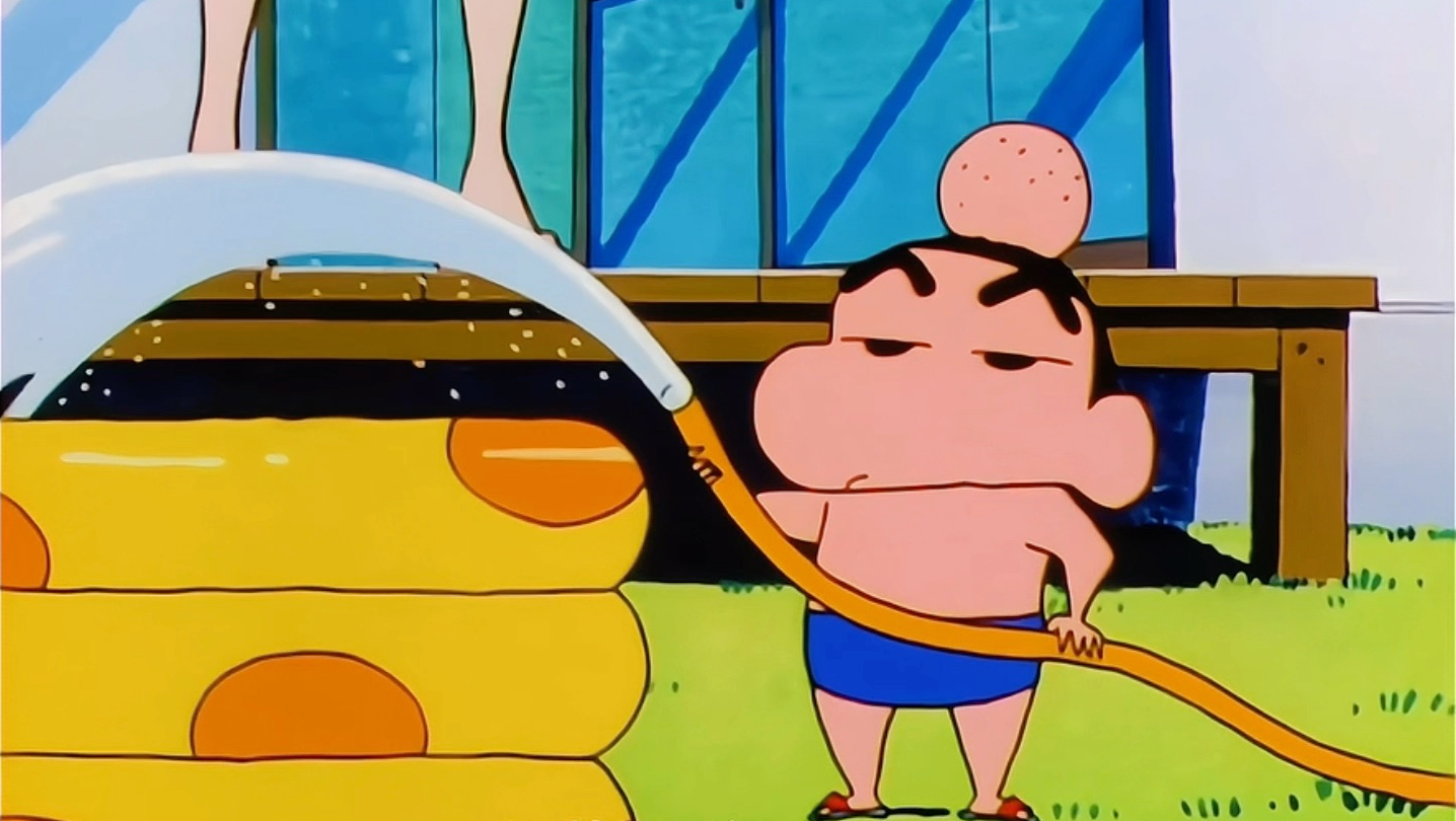 【蜡笔小新日语】：和大姐姐一起游泳哦
