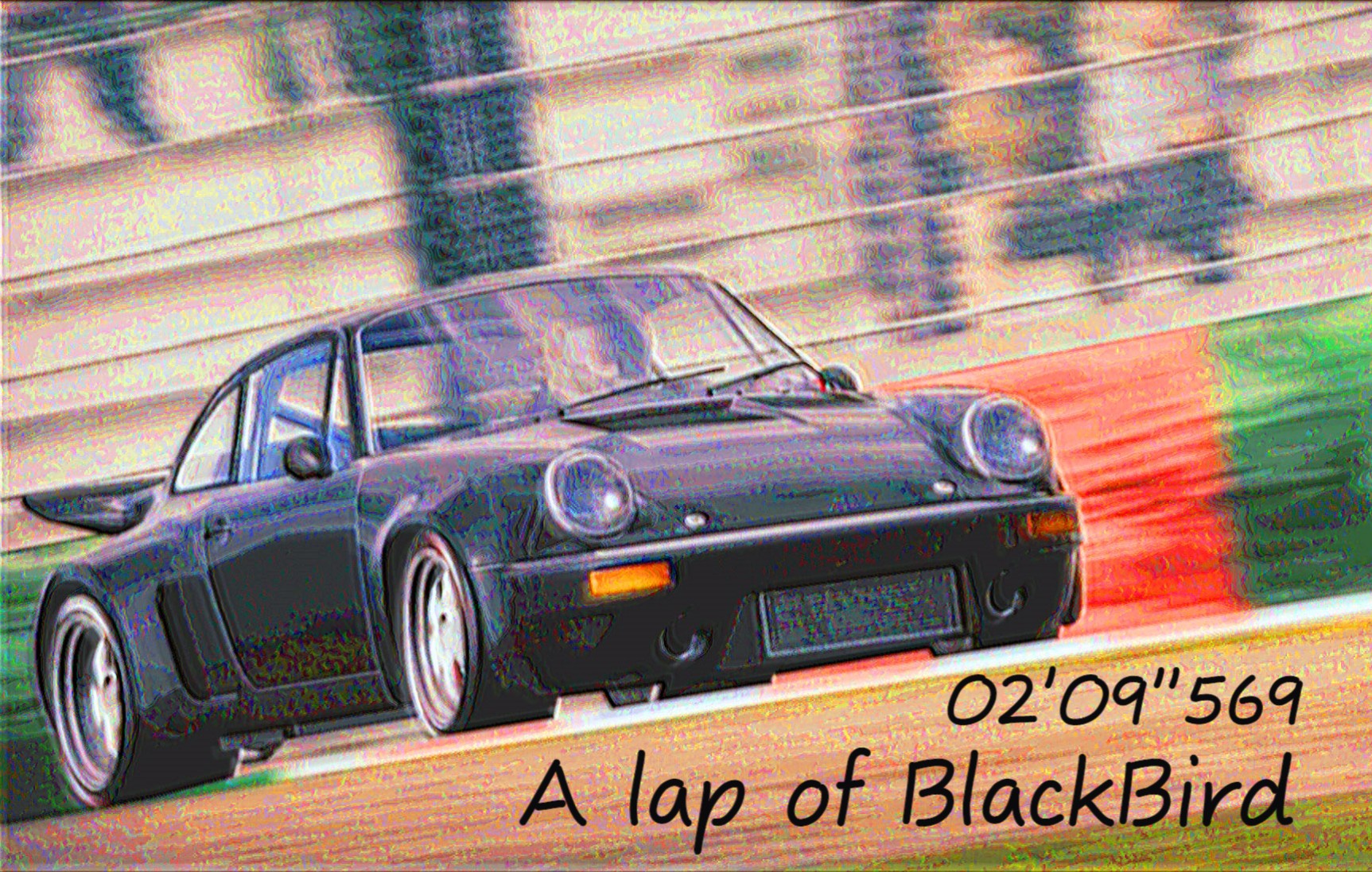 alapofblackbird保时捷911carrerarsr30在铃鹿的一圈