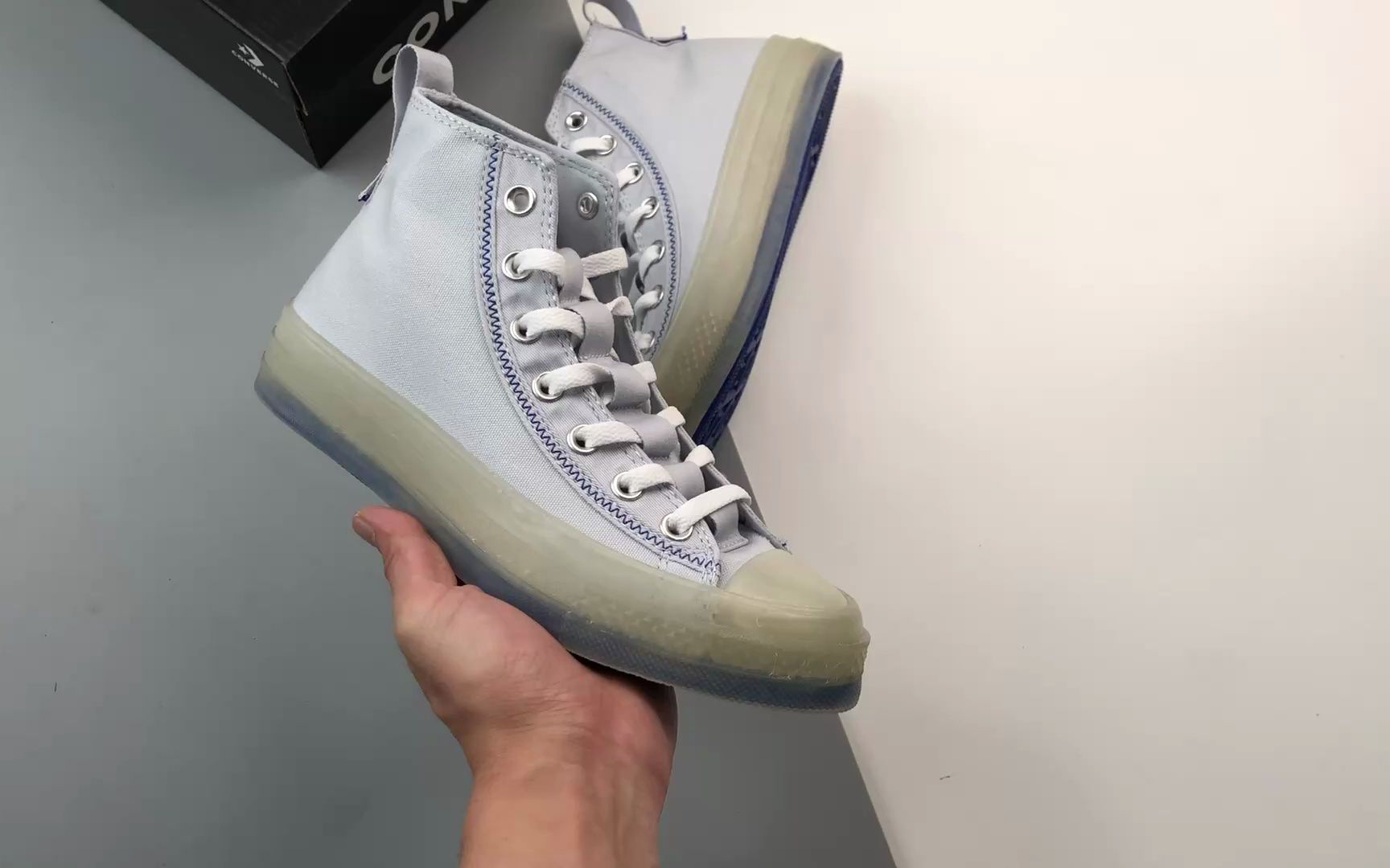 converse all star 1970s cx 灰蓝 匡威官方夏季新款 水晶果冻系列