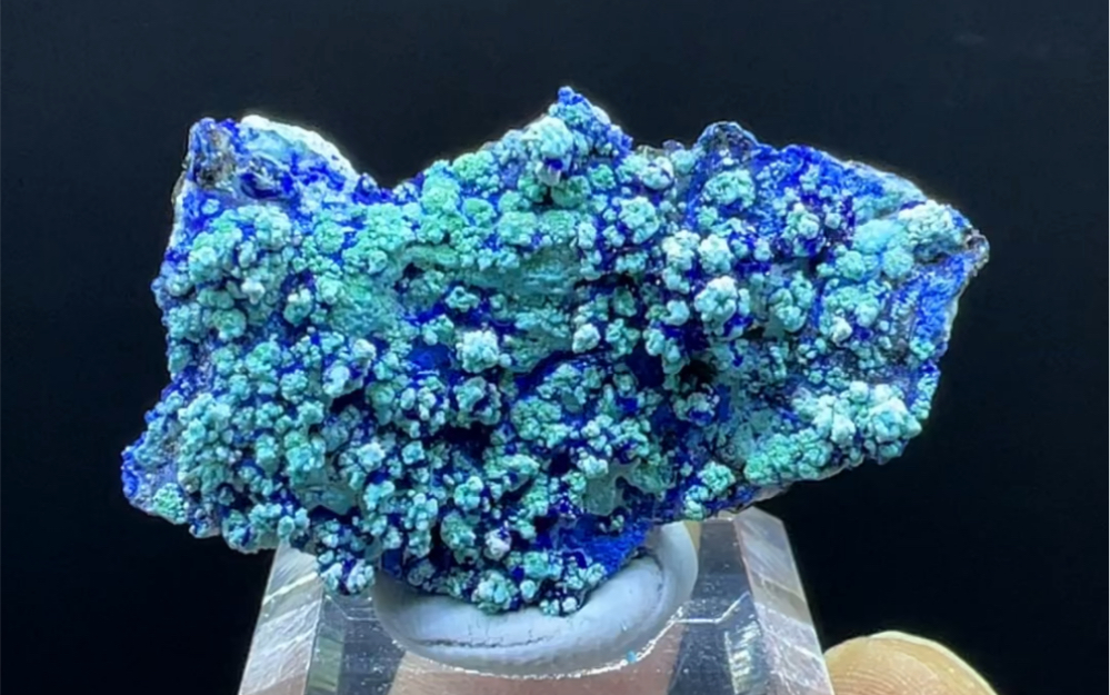 三水铝石 蓝铜矿 4.1cm 云南昆明