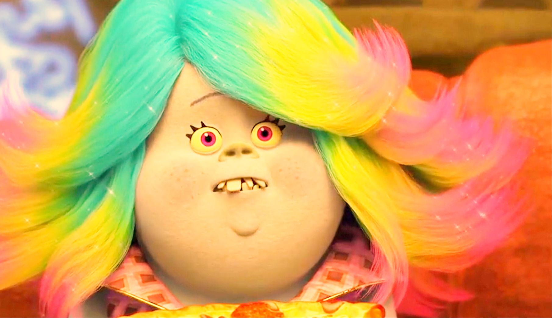 女孩的头上竟然住了10几个精灵《魔发精灵》