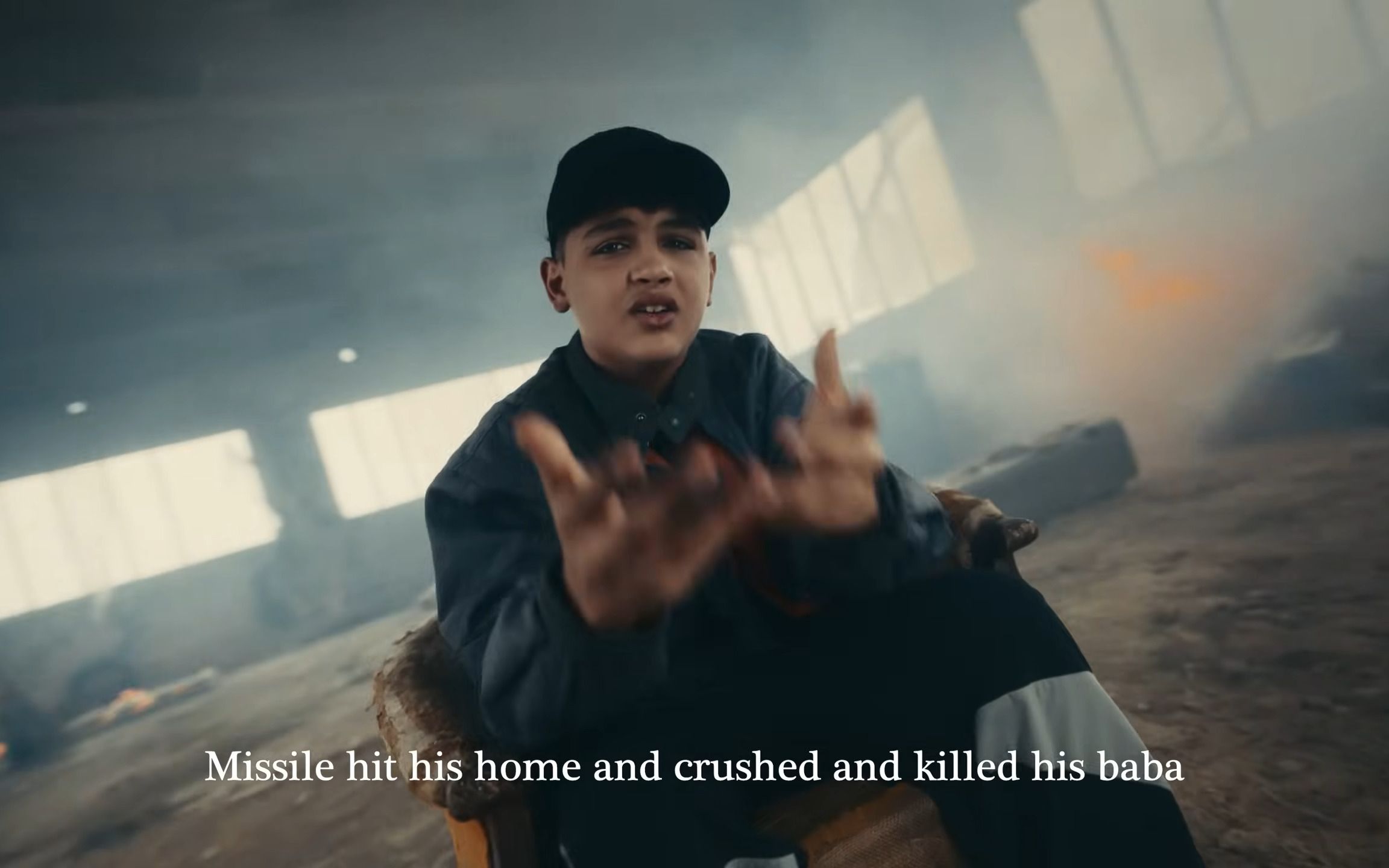 巴勒斯坦男孩mc abdul"我要让他们知道文字比武器更有力量"