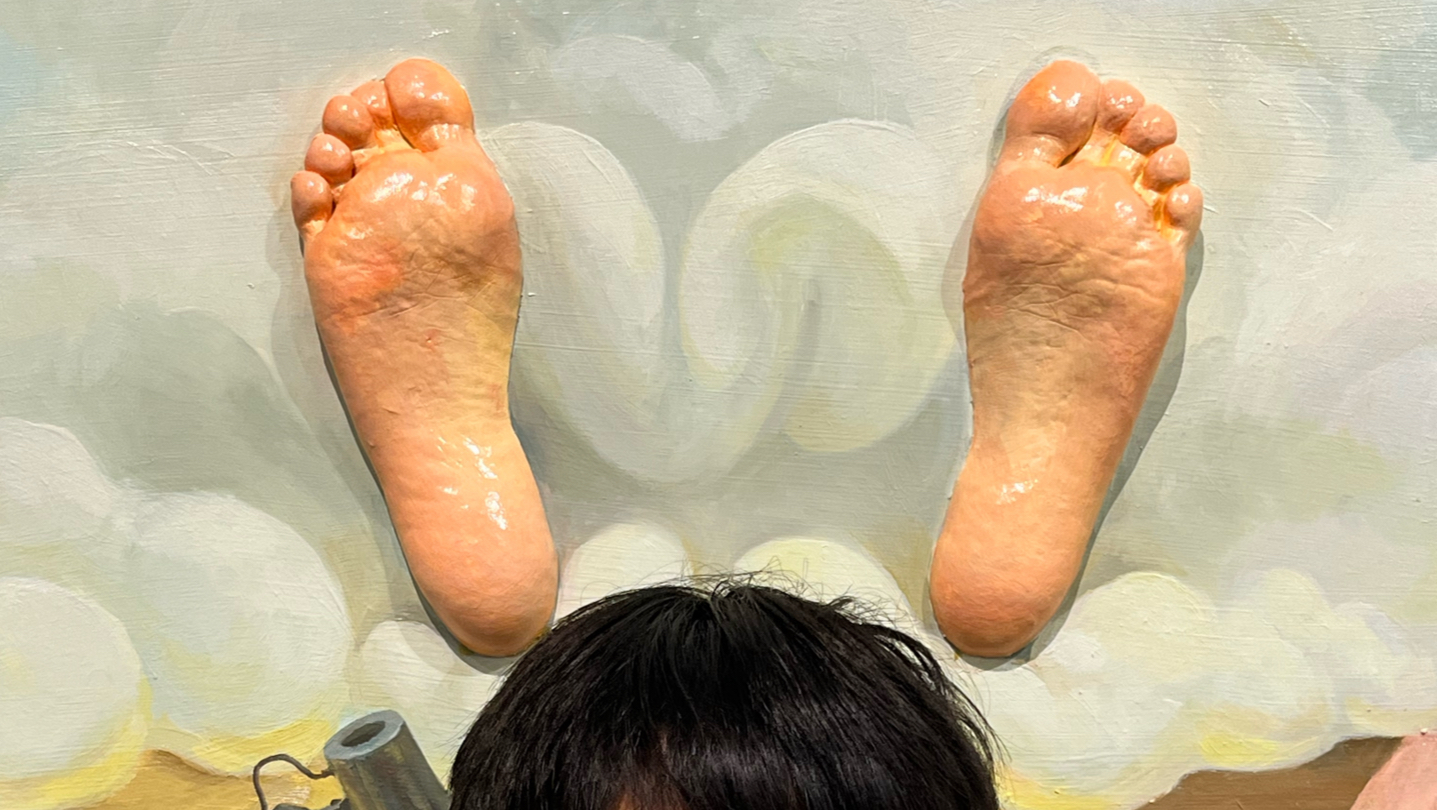 当我把自己的脚做成毕业设计时....