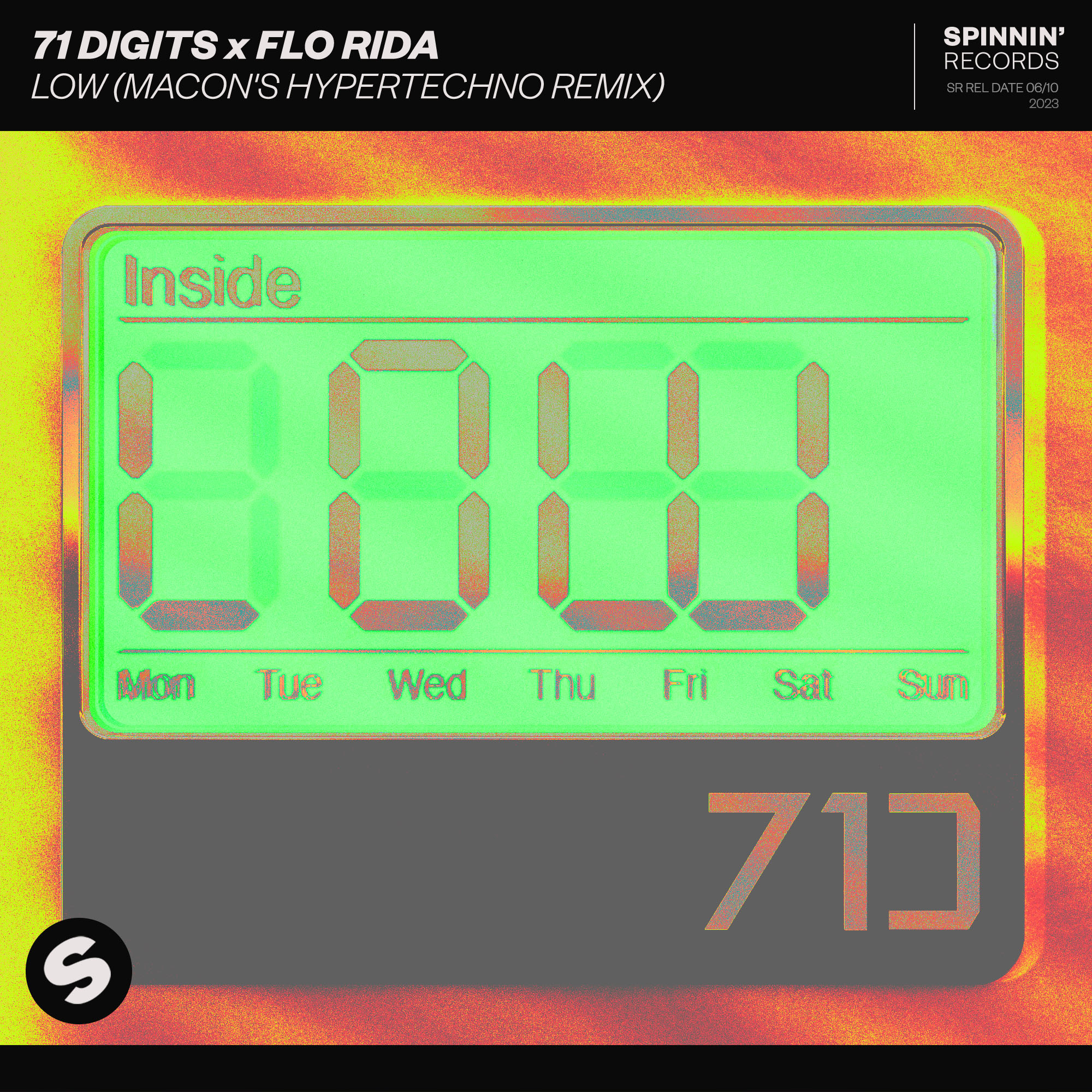 [图]Low (Macon's HYPERTECHNO Remix) - 71 Digits x Flo Rida