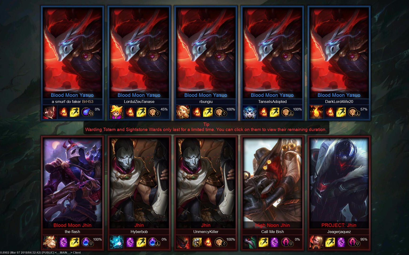 lol克隆模式回归第二期五个烬大战五个亚索垂死挣扎