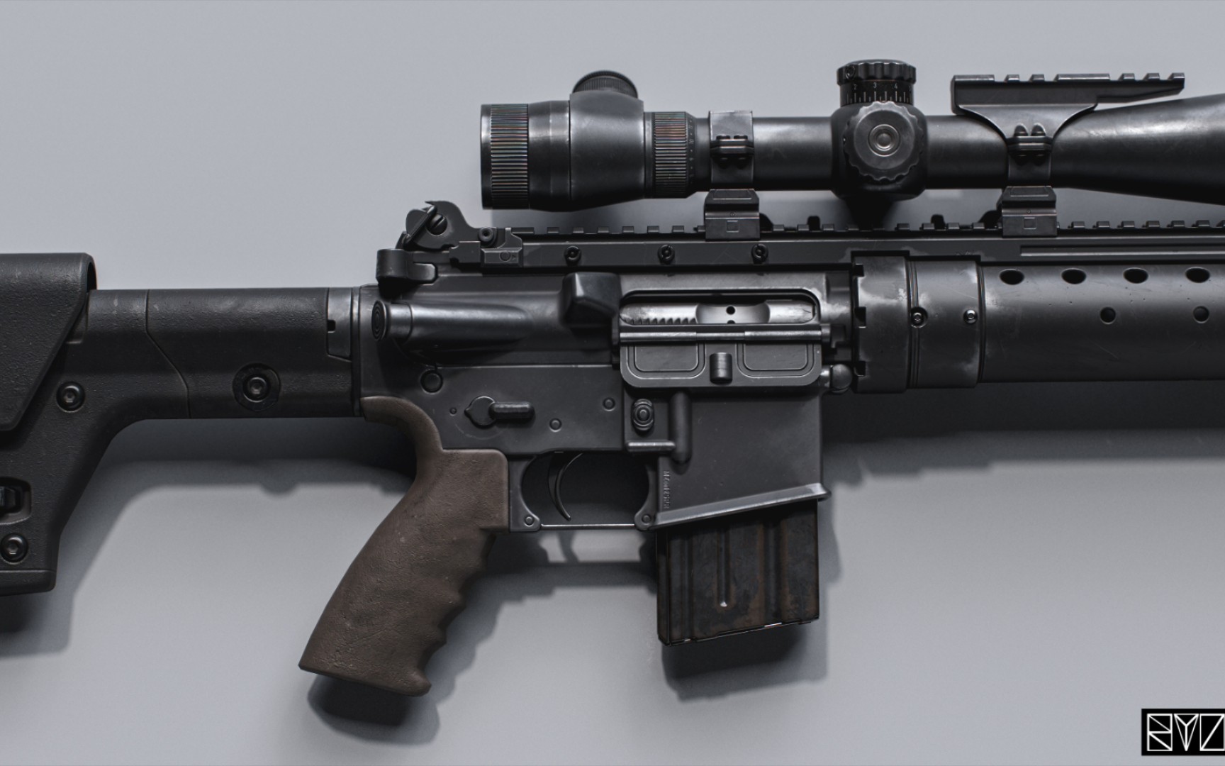 【3d军武】mk12精确射手步枪