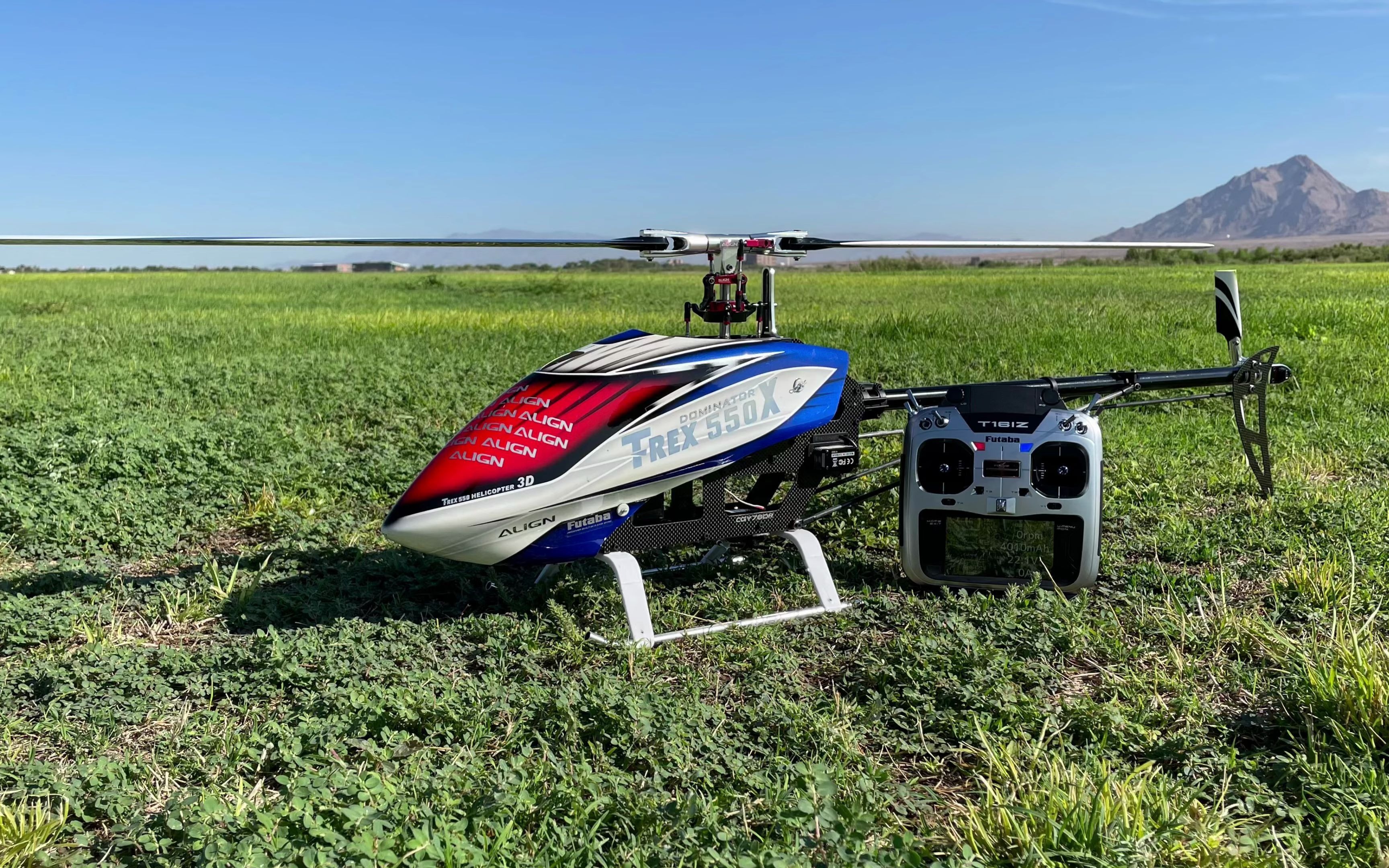 飞行亚拓align trex 550x dominator 直升机 2021/7/30_哔哩哔哩