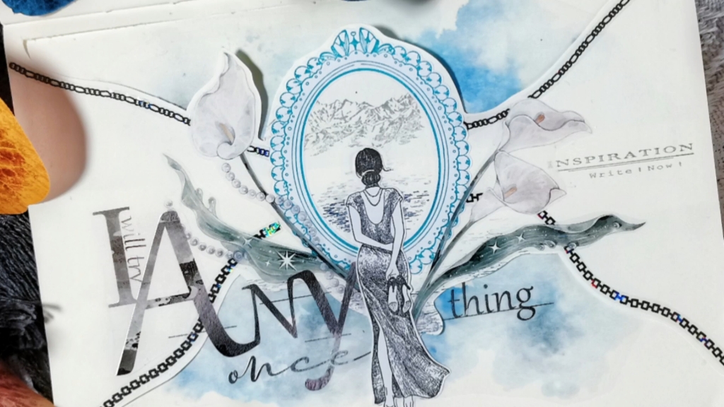 【清橙er】no.180手帐拼贴|面朝大海|轻复古手帐排版