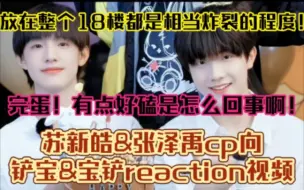 Download Video: 【苏新皓&张泽禹cp向reaction】有点好磕是怎么回事？他俩为什么也有一种大哥哥和小弟弟的感觉！   铲宝&宝铲reaction