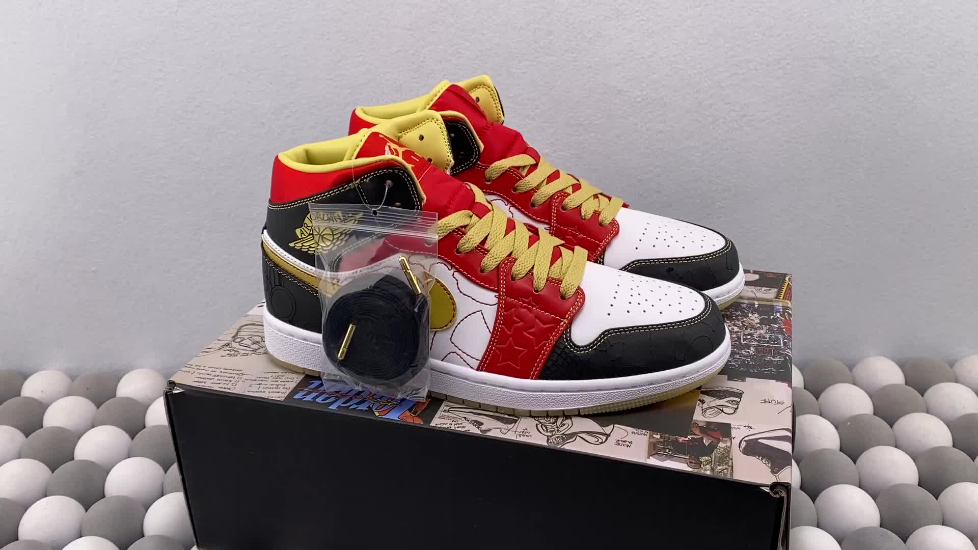 airjordan1mid白红喜庆2022版rdai