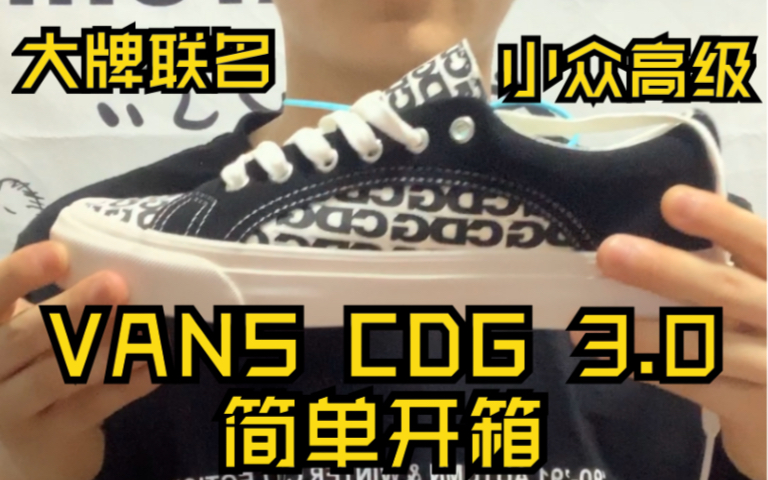 A4U—VANS CDG 3.0简单开箱视频哔哩哔哩bilibili