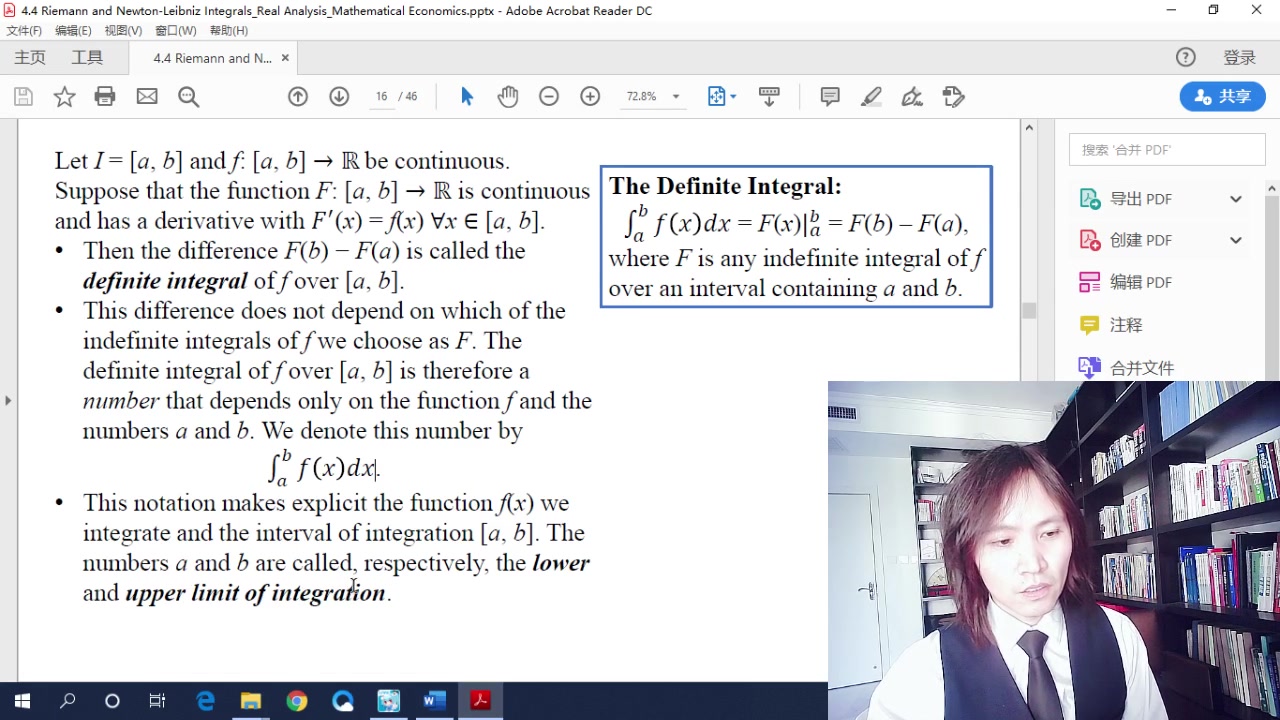 黎曼与牛顿莱布尼茨积分(2)——《数理经济学》之实分析哔哩哔哩bilibili