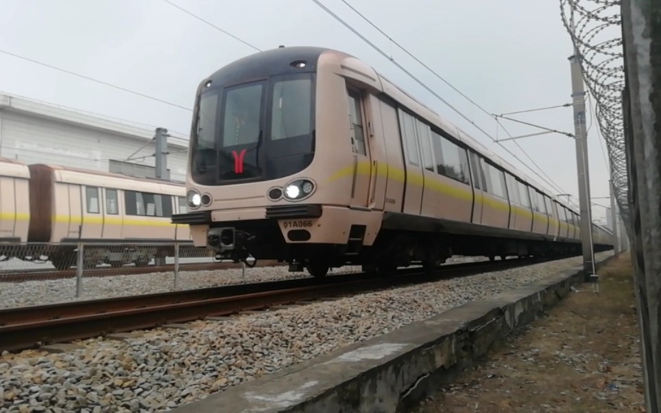 【广州地铁·1号线】vvvf音福利!庞巴迪在西塱车辆段试车线回库