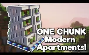 Télécharger la video: 【Pixlriffs | 教程】 One Chunk Apartment 一区块建筑：公寓