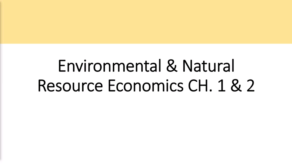 【自存/生肉】环境与自然资源经济学 Environmental&Natural Resource Economics CH1&2哔哩哔哩bilibili