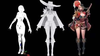【3dmax人物建模】女性裸模衣服制作全过程