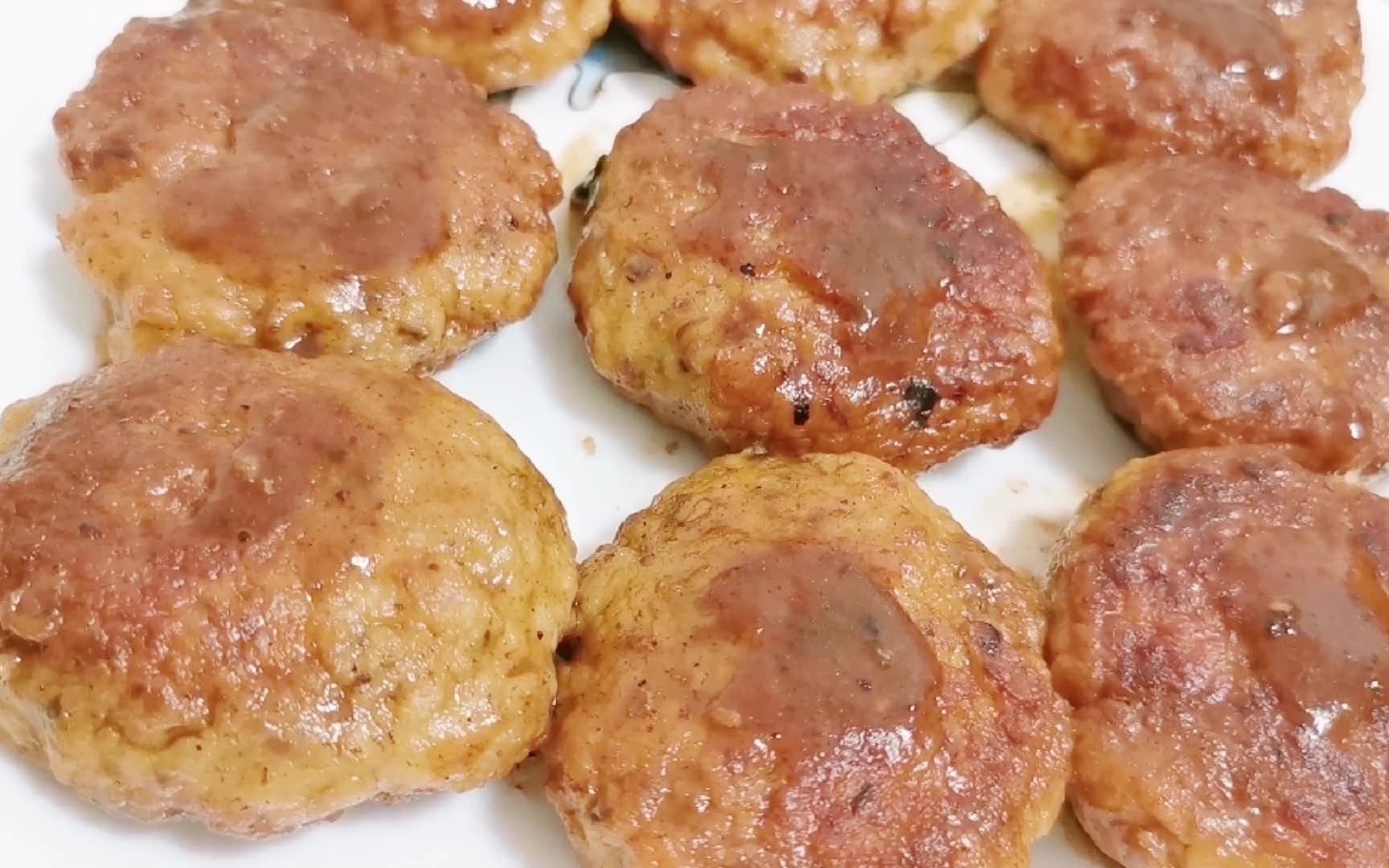 可乐烧肉饼,做出了照烧的风味,又是一道下饭菜!