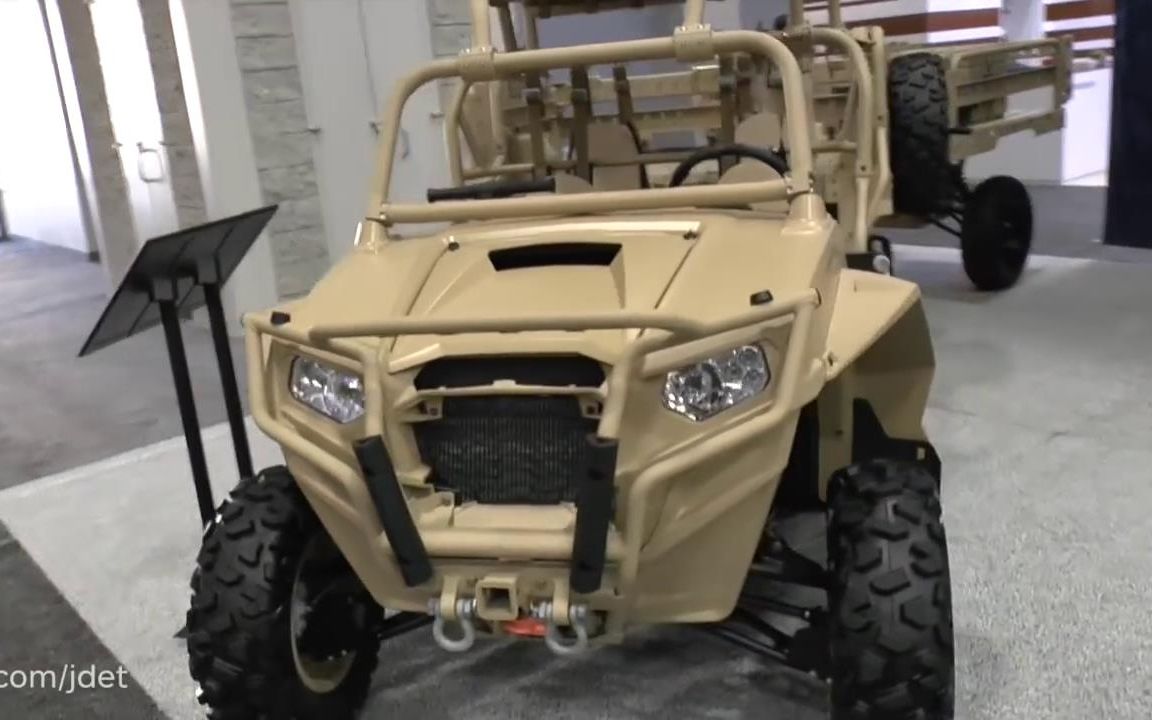 【2015美国陆军协会展览】北极星防务mrzr超轻型全地形车_哔哩哔哩