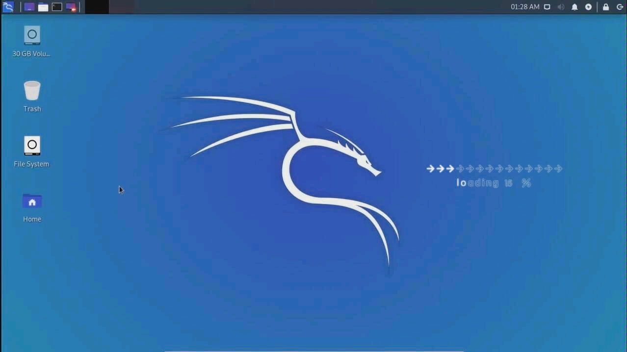 kalilinux2020一月份最新版界面好漂亮!哔哩哔哩bilibili