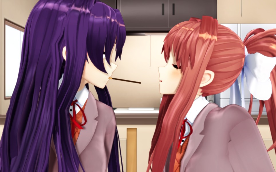 【ddlc mmd】pocky game!uwu