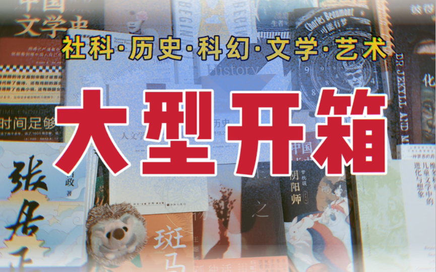 【新书开箱】43本书拆拆拆不完,下次重回连续剧模式吧!/社科/历史/科幻/哲学/科技/艺术/悬疑小说/阴阳师/618轻预热……哔哩哔哩bilibili