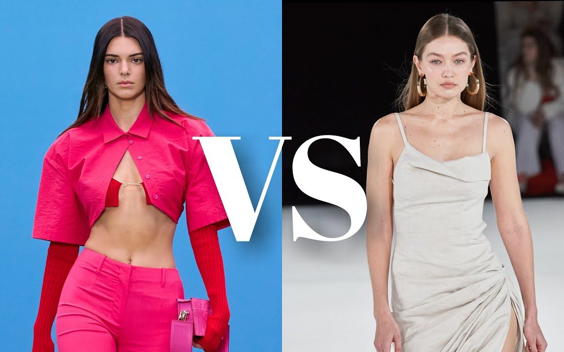 [图]卧龙凤雏 Kendall Jenner VS Gigi Hadid 台步大对决