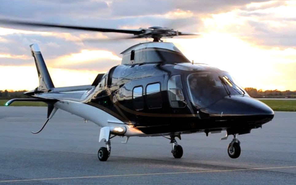 【意大利】aw-109直升机 起飞纪录_哔哩哔哩_bilibili