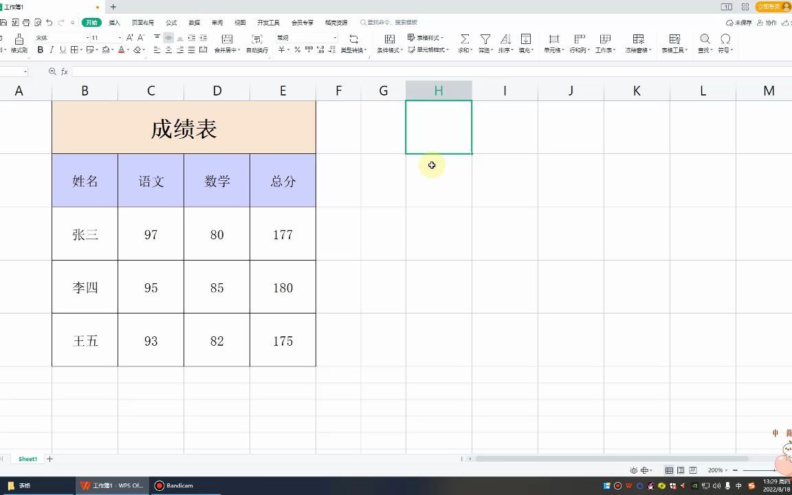 电脑表格制作初学教程,WPS表格制作教程,Word办公软件哔哩哔哩bilibili