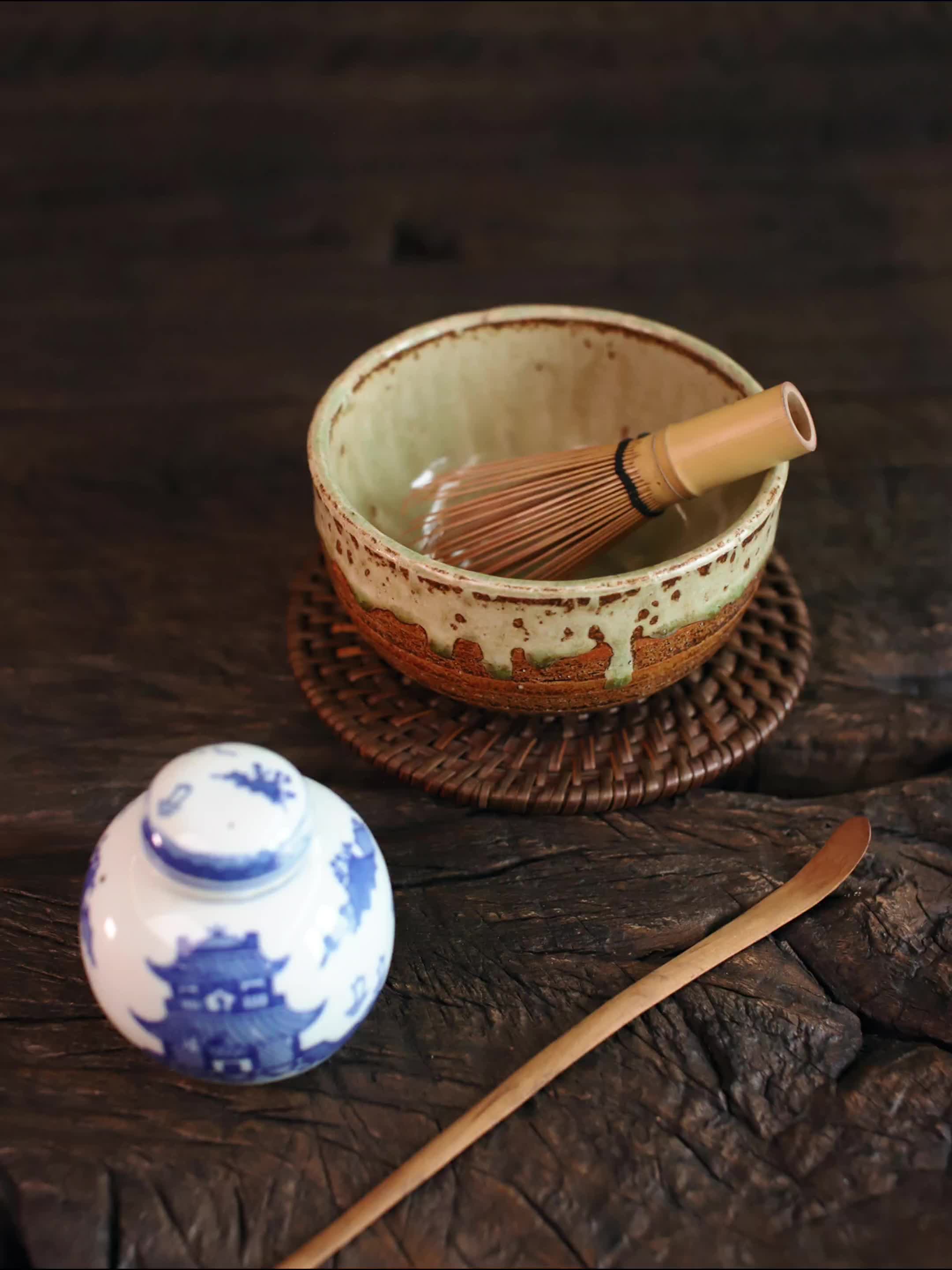 器满茶生活陶瓷抹茶碗日式手工茶道复古