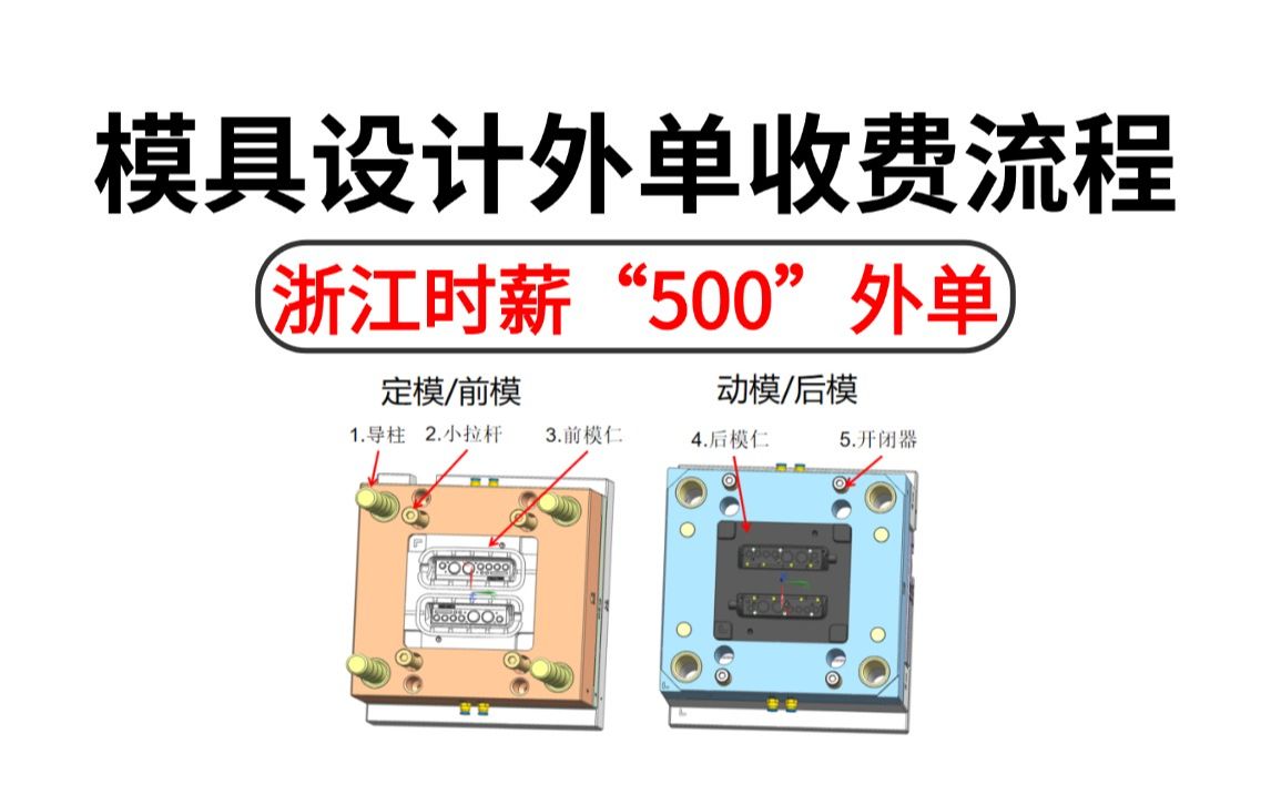 UG塑胶模具设计:浙江时薪500元的工厂玩具产品实战分享,带你从接单到独立设计,一节课讲清楚!哔哩哔哩bilibili